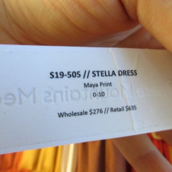 Where Mountains Meet Midi Dress Open Back S Silk Asymmetric Red Art To Wear 212 - Picture 6 of 13